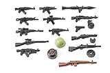 Hergestellt in den USA BrickArms Russisches Waffenset V3  16 Teile  Custom Waffen geeignet für Klemmbaustein Figuren