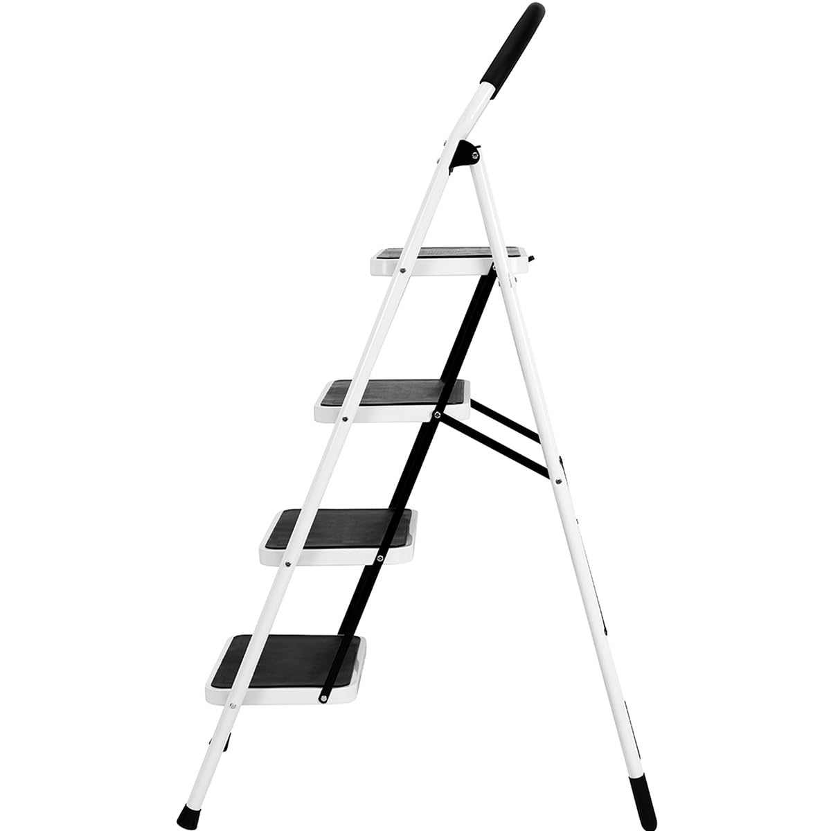 𝐂𝐑𝐀𝐅𝐓𝐅𝐔𝐋𝐋 Design de l’échelle Pliante CF-130A | 2 à 5 marches - Pliable - Jusqu’à 150 kg - Échelle ménagère - Échelle - Échelle à marches