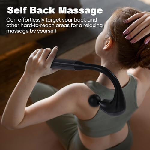 Massage-Gun-with-Extended-Handle-Revolutionary-U-Shaped-Back-Massager-for-Pain-Relief-Deep-Tissue-Body-Massager-for-NeckShoulderLeg-Reach-Every-Muscle-with-Ease