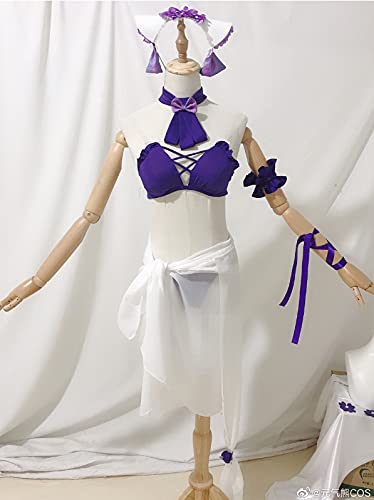 Amazon | longmucos Azur Lane，アズールレーン!艦B柴郡水着コスプレ