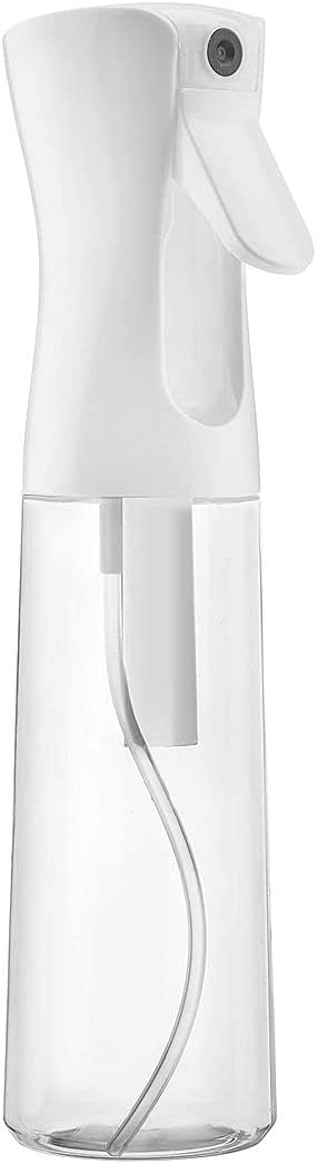 SHRUNKHALA Polyethylene Terephthalate (Pet) Ultra Fine - Durable - Empty Continuous Spray Bottle - Water Mister For Hairstyling, Plants, Cleaning, Cooking, Misting & Skin Care, 300 ML, Clear
