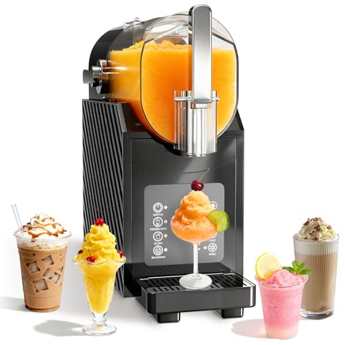 Image of Erivess 88oz Slushie Machine for Home - No Ice Needed Slushy Maker with Self-Cleaning, Professional Frozen Drink Maker, Ice Cream & Smoothie Machine for Frozen Margaritas, Frappes, Cocktails