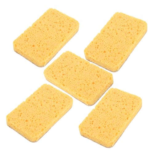 ERINGOGO 5pcs Scouring Pads Non-Slip Absorbent for Easy Cleaning of Cookware Utensils