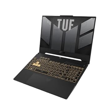 ASUS TUF Gaming A15 (2022) Laptop, 15,6" FHD 300Hz, AMD Ryzen 7 6800H, NVIDIA GeForce RTX 3060, 16GB DDR5, 512GB SSD, Wi-Fi 6, Windows 11 Home, Mecha Grey
