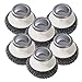 HOLIDYOYO Brush 6Pcs Stainless Steel Wool Scrubber with Handle Kitchen Sink Dish Scrubbers Metal Sponges for Cleaning Dishes Pans Pots Ovens Grills Sponge