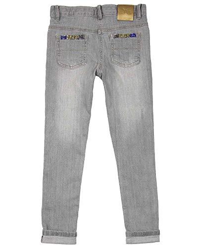 Boboli Girl's Denim Pants with Beads, Sizes 4-162