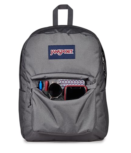 Image of JanSport SuperBreak One Backpack - Durable, Lightweight Bag with 1 Main Compartment, Front Utility Pocket with Built-in Organizer, Premium Backpack, Smokey Grit