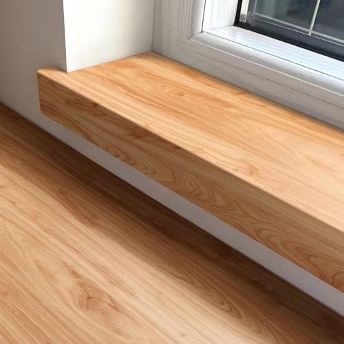 Papier adhésif imitation bois jaune 30cm pour rénovation meuble - 2