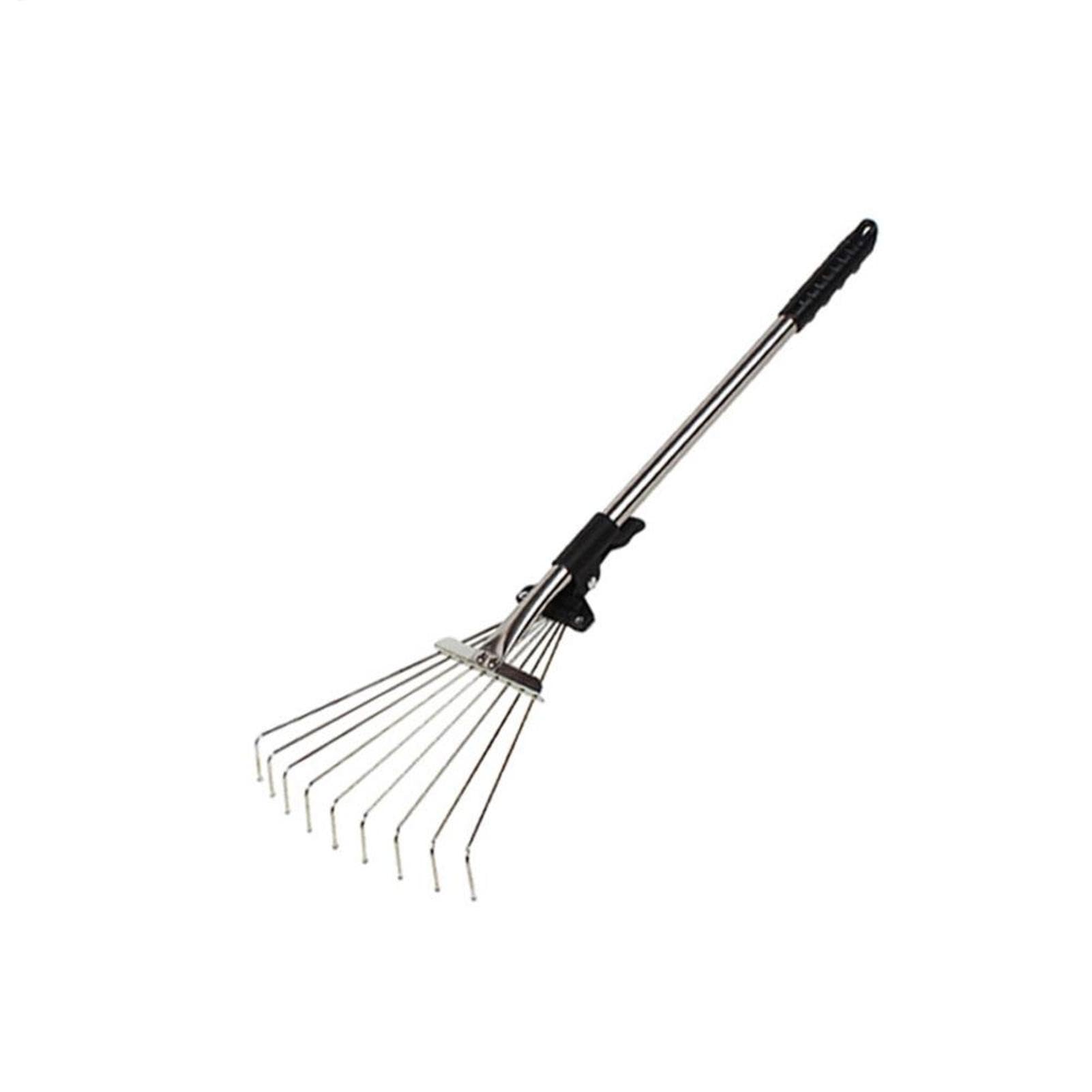 Rastrello telescopico per il giardinaggio, rastrello telescopico per