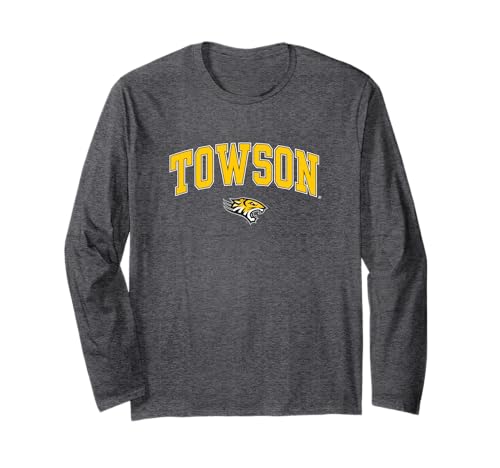Towson Tigers Arch Over Officially Licensed Long Sleeve T-Shirt