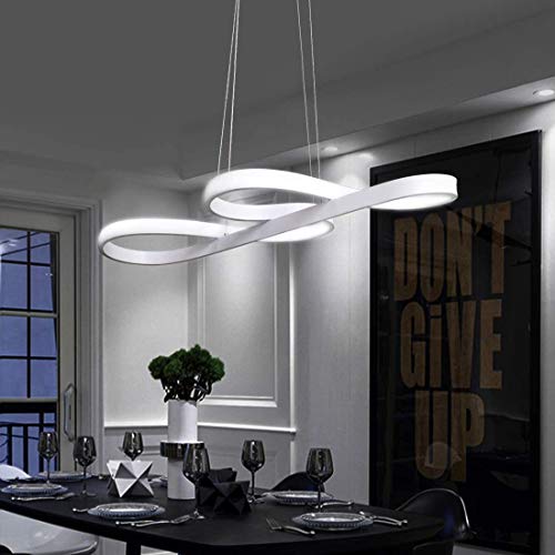 Lampada A Sospensione Design Con Cavo A Spirale E Attacco E27 - Colore Bianco