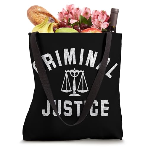 Bolso tote para graduados en Justicia Penal miniatura 4