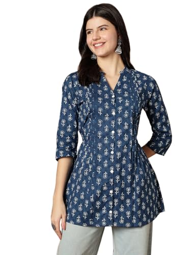Image of Janakdulari Fashion Cotton Printed Top for Women and Girls (JDC-307)|| Party Office Home College Jean Wear