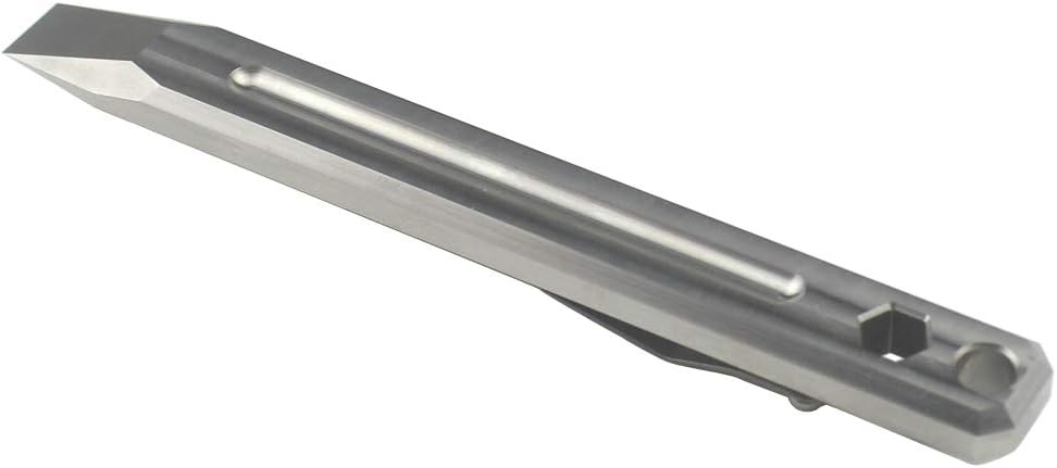 Grеаtеѕt Prоduсt Large Heavy Duty Titanium Pry Bar Nail Puller EDC Multi-Function Keychain Tool With Pocket Clip (Silver) Exсluѕіvе Large Heavy Duty Titanium Pry Bar Nail Puller EDC Multi-Function Keychain Tool With Pocket Clip (Silver)