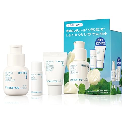 【イニスフリー】レチノール シカ リペア セラム セット【正規品】