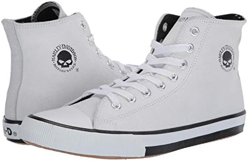 Harley-Davidson Footwear Men's Baxter Sneaker, White, 11 | Image 6