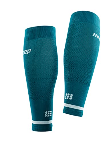 The Run Calf Sleeves 4.0, Petrol, Men, Iii #TOP3