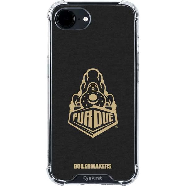 Skinit Clear Phone Case Compatible with iPhone 16e - Officially Licensed Purdue University Signature Logo Design
