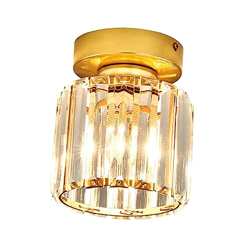 Image of ATORSE Led Ceiling Lights Fixture Semi Flush Mount Chandelier Lighting Housewarming Aureate Round