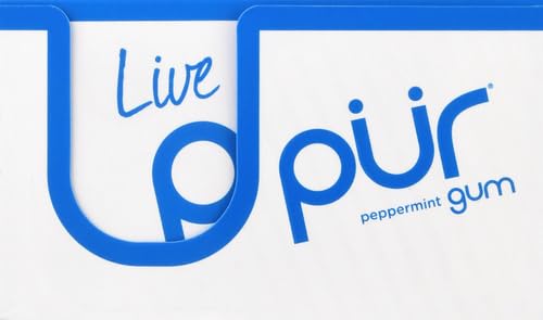 PUR Gum Chicle Sabor Menta Natural, Pack de 24 unidades, 304 g miniatura 11