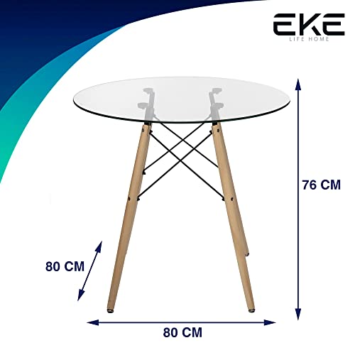 La Mejor comparativa de Mesa comedor redonda cristal tabla con los diez mejores. 15 Imagen adicional