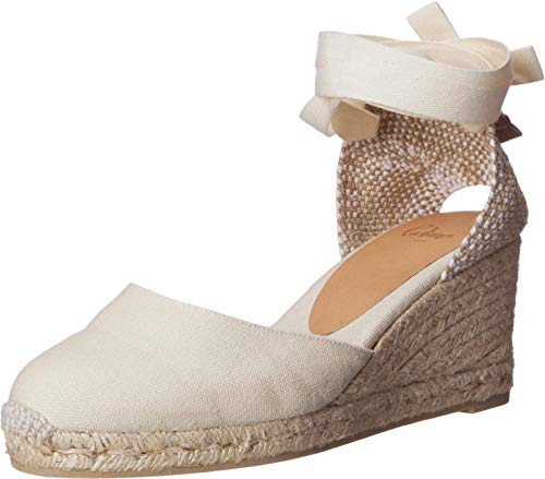 Image of Castaner | Espadrille with Wedge Carina Made in Canvas 7 cm | Woman