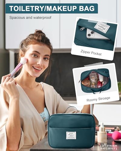 Image of Gym Bag Womens Mens with Shoes Compartment and Wet Pocket Travel Duffel Bag for Women for Plane Sport Gym Tote Bags with Toiletry Bag Waterproof Weekend Overnight Carry on Bag Hospital Holdalls