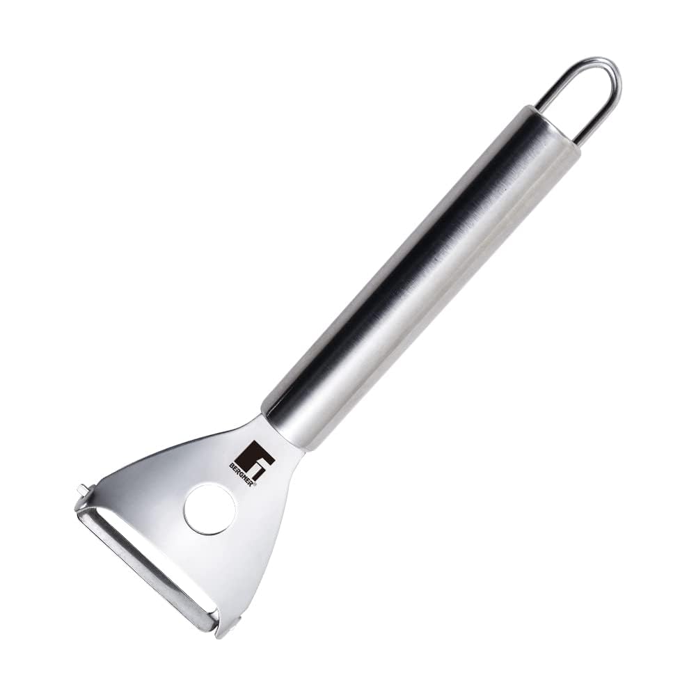 Bergner Argent Stainless Steel Y Shape Vegetable Peeler, Matt Finish