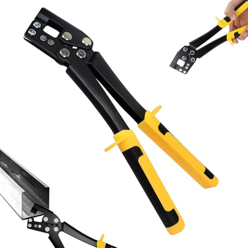 Pince a Sertir Placo, 30 cm Pince à Sertir pour Cloison Sèche, Dimensions de Coupe 0,4 à 0,8 cm...