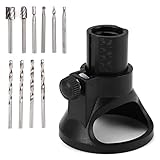 For Dremel Rotary Multi Tool Cutting Guide HSS Router Drill Bits Kit Attachment