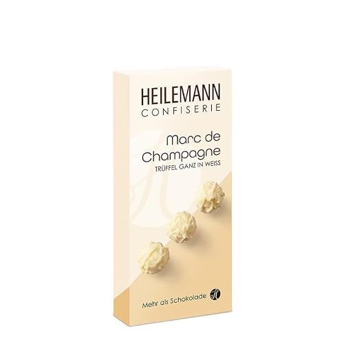 Marc de Champagne Trüffel weiß 100 g Geschenkpackung Pralinen