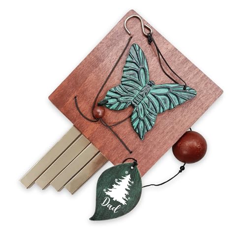Image of ASTARIN Memorial Custom Wind Chimes for Loss of Loved One, Wind Chimes for Patio Yard Decor, 24'' (Condolences-5)