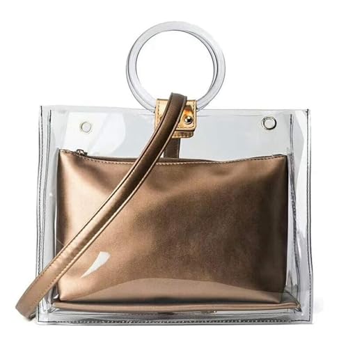 Poignée de sac transparente en forme de D : élégance et clarté premium - 5