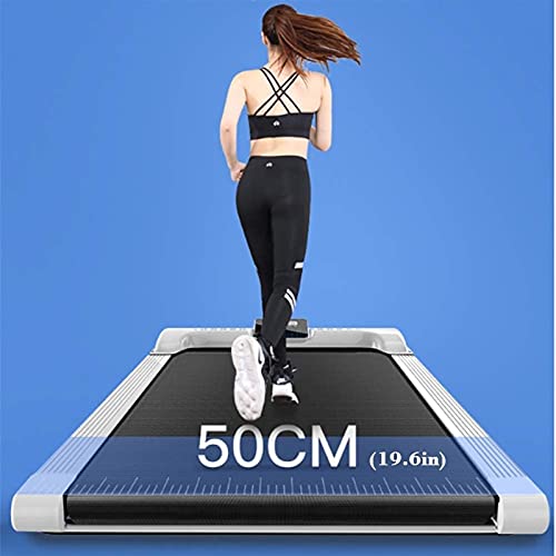 Caminadora plegable portátil con ruedas, pantalla LED miniatura 3