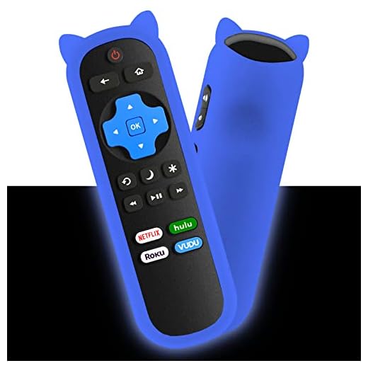HU-RCRIS-21G Replace Remote Compatible with All Hisense Roku TV, Universal for Hisense Smart Built-in Roku TV Remote Control with Luminous Protective Case