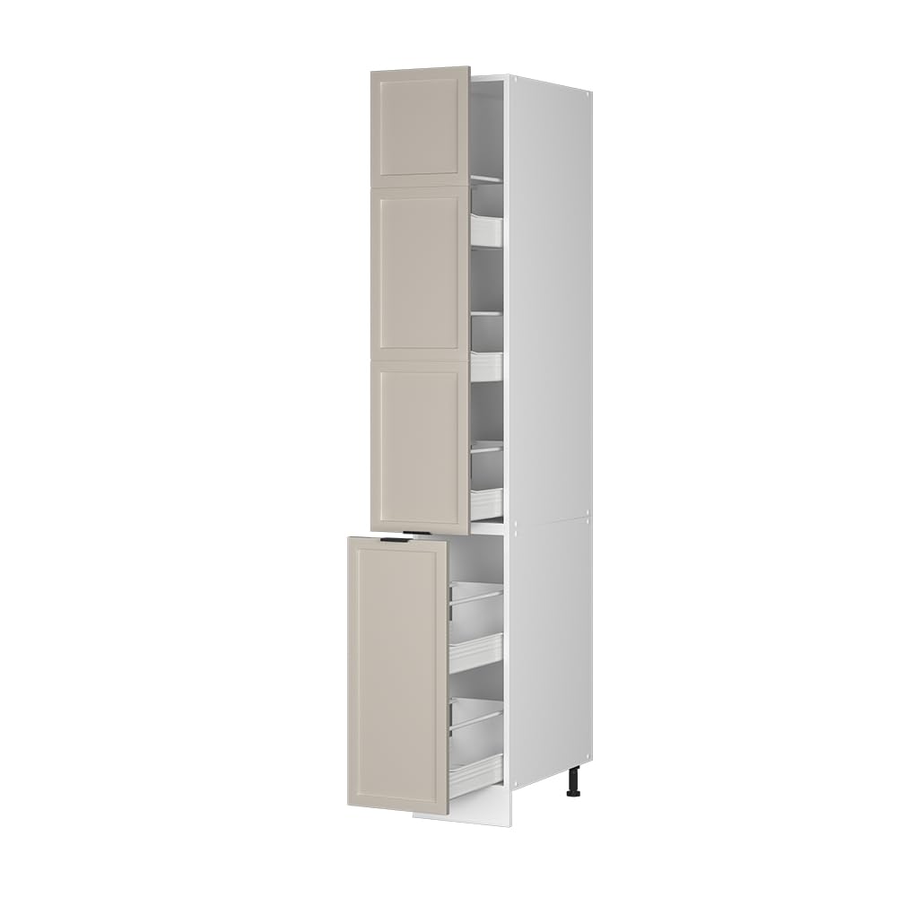 Vicco Apothekerschrank Fame-Line, GrauBeige, 30 cm, zur Kombination mit weiteren Modulen der Fame-Line Serie