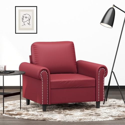 【Esperienza di Seduta Confortevole】La poltrona è estremamente confortevole grazie all'imbottitura spessa della seduta, dei braccioli e del cuscino dello schienale.