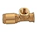 Brass One Way Valve 1/2 inch Backflow Preventer Female NPT Thread For Plumbing and Industrial Applications 0,5