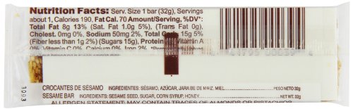 Joyva Sesame Bars, 1.125-Ounce Bars (Pack of 36)