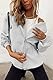 Timuspo Damen Kapuzenpullover Y2k Zipup Hoodie Sweatshirt mit Kapuze Kapuzenjacke mit Reißverschluss Outdoor Training Jogging Sport Style