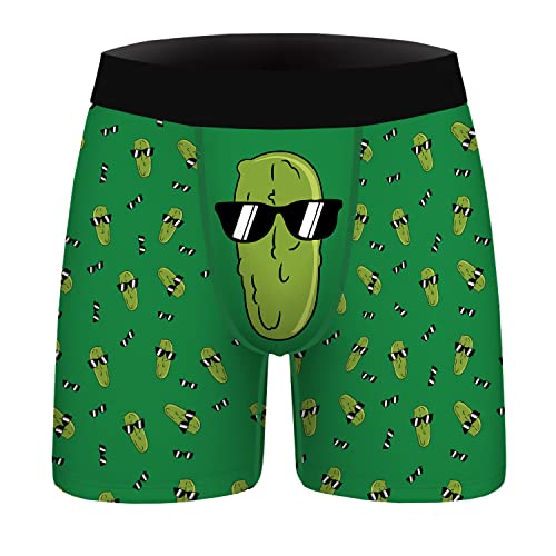 Aueyan Mens Boxer Briefs Funny Novelty Underwear Hilarious Gifts for Men No Fly