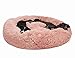 ZZAI Cama para Mascotas Gatos Y Perros Cama para Mascotas De Felpa Donut Cuddler Cálido Kennel Soft Puppy Sofa
