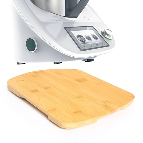 Solid Wood Slider for Thermomix TM6 TM5, Heavy Duty Moving Base, Effortless Kitchen Countertop Sliding Tray by Hooetoy - Used condition - US$18.54