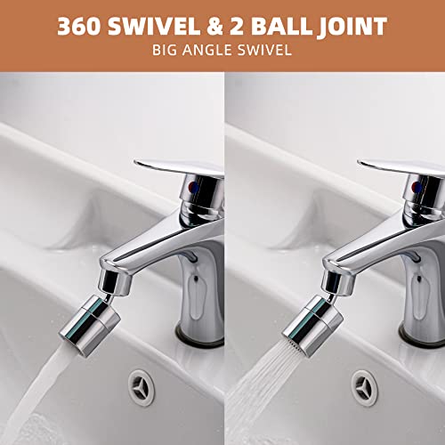 Aérateur de robinet en laiton massif Waternymph finition chrome
