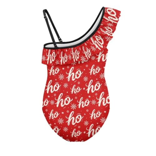 Image of Girls Swimsuit One Piece Ruffle Swimsuit Non-Slip Straps UPF 50+ for Girls Size 3-14 Years