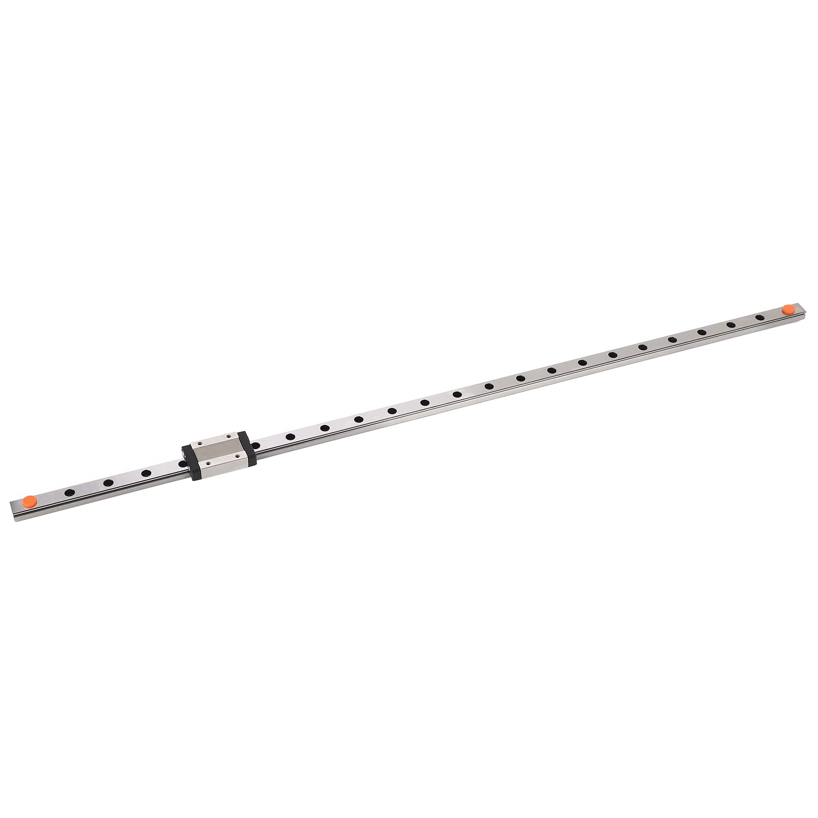 Rail de Guidage Linéaire de 600 Mm MGN12H, Rail de Guidage de Mouvement Linéaire, Rail de Guidage Coulissant en Acier à Roulement 600 1R avec Curseur pour Machines-outils CNC et