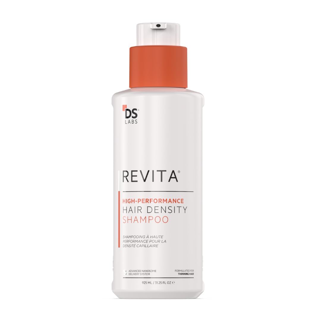 DS Labs Revita Shampoo – Shampoo ad alte prestazioni per la densità dei capelli, volumizzante e ispessente. Capelli più pieni, dall'aspetto sano, senza solfati e siliconi, per uomini e donne, 925 mL