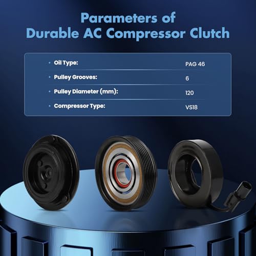 Image of ECCPP AC Compressor Clutch 2011-2013 Fit for Kia Sorento 2.4L 3.3L