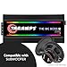 Taramps The Big Boss 8 Bass Black Color Amplifier 0.5 to 2 Ohms 8000 Watts RMS 108 RGB Effects, Multi Impedance, Monoblock Class D, Smart 8k Car Audio