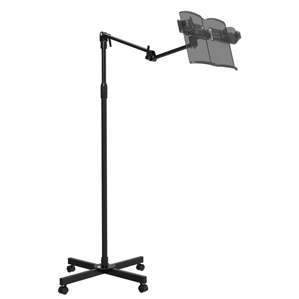 Soporte ajustable para libros con rotación de 360 grados para leer, portátiles y libros de texto